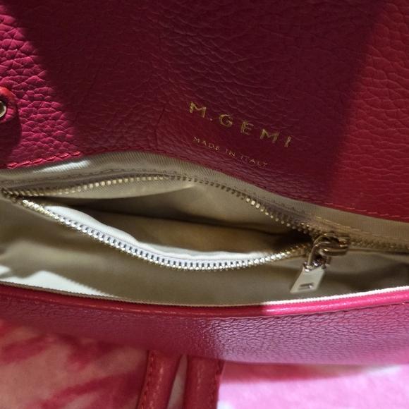 M. Gemi Pink The Francesca Convertible Crossbody NWOT - Picture 10 of 11